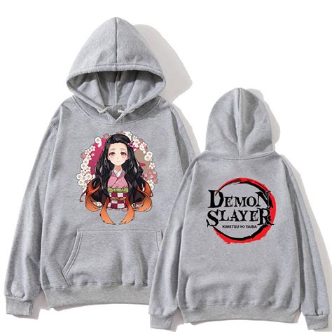 Demon Slayer Kimetsu No Yaiba Kamado Nezuko Hoodie Pullover Sweatshirt