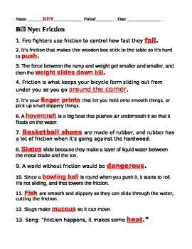 Bill Nye Nutrition Worksheet Answers - Studying Worksheets