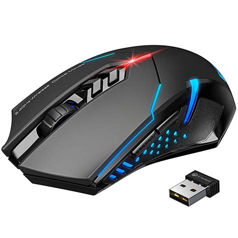 Buy Victsing Wireless Gaming Mouse With Unique Silent Click Breathing