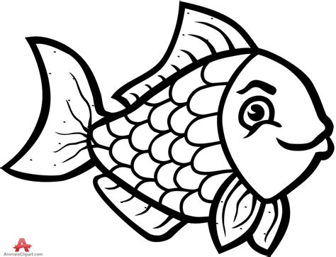 Simple Fish Outline Free Download On Clipartmag