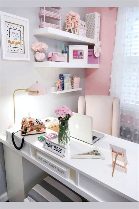Pretty Home Office Ideas For Women Glam Chic Home Office Inspiration