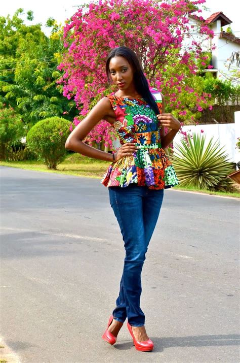 Kikis Fashion Peplum Top Designed By Kiki Zimba African Inspired Fashion Afrocentric