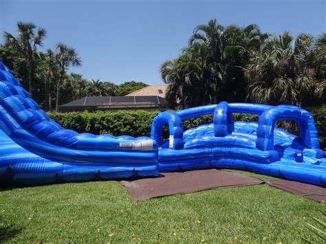 Cyclone Water Slide Dl South Florida Bounce