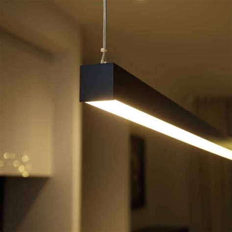 Linear Pendant Lighting Kitchen Area In 2019 Linear Pendant