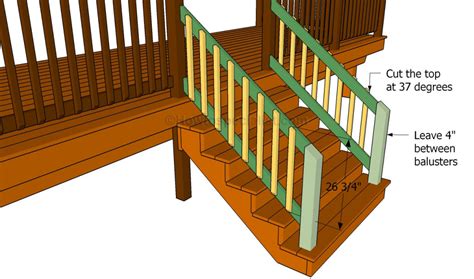 You can buy premade handrails made of wood, metal, or synthetic materials in. How to build a deck handrail on stairs | Deck design and Ideas