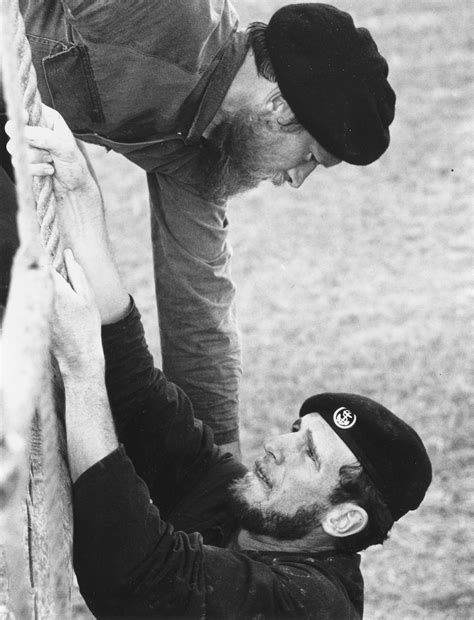 Navy; Leading Seaman Colin Whiteman being assisted on a confidence