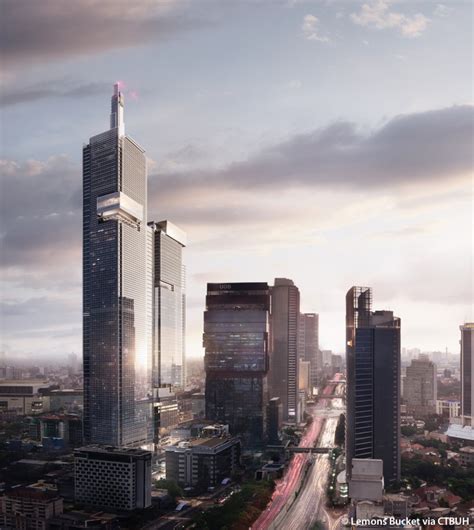 This 383 Metre Supertall Skyscraper Has Just Topped Out In Jakarta