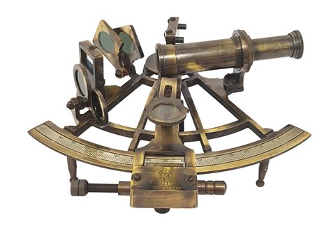 Brass Nautical Large Brass Sextant Navigation Instrument Sextante