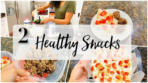 Healthy Snacks 2 Delicious Healthy Snack Ideas Youtube