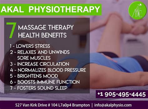 7 Major Health Benefits That Will Make You Want Massage Therapy Contact Us Today Call 905 495