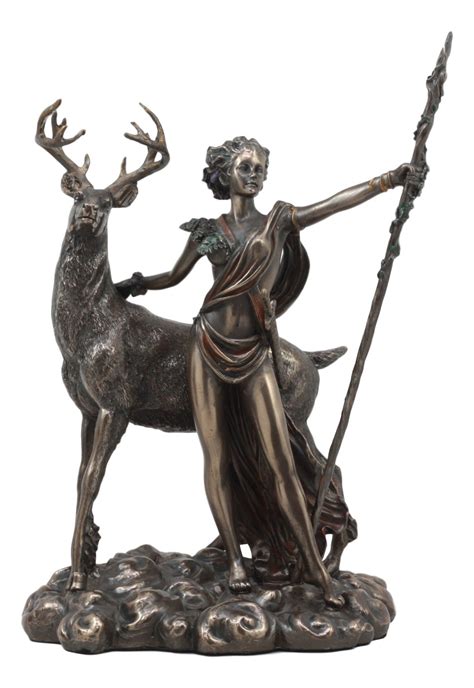 Ebros Greek Roman Goddess Of The Hunt Moon And Nature Diana With Stag