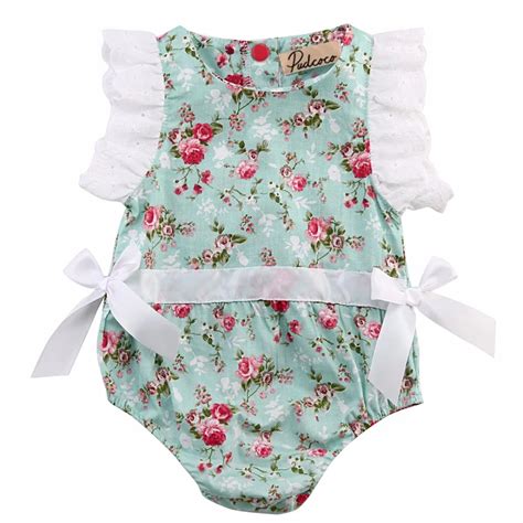 2016 Baby Girls Bodysuits Newborn Clothes Bebe Bodysuits Summer Infant