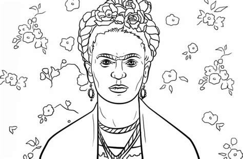 Frida Kahlo Para Imprimir Obras De Frida Kahlo Para Colorir Imagens