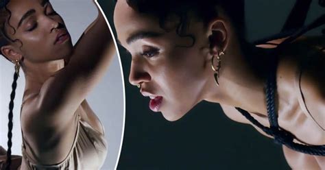 watch fka twigs strip to underwear as she s suspended by rope in raunchy new pendulum video