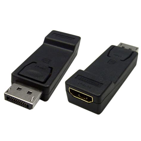 My laptop only has a vga port and my tv only has a hdmi port. DisplayPort Male to HDMI Female Adapter - Limerick Computers