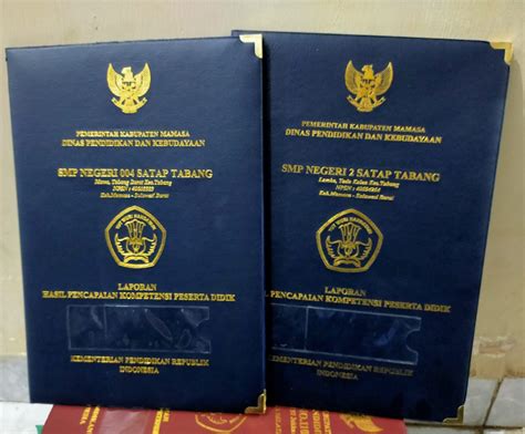 Sampul Map Rapor SMP - Mitra Guru Terbimbing