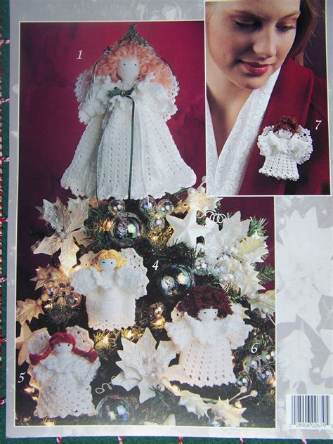 If you are not a child anymore, don't hesitate to crochet one and keep it all to yourself! Free USA S&H Crochet Christmas Angel Patterns Tree Topper ...