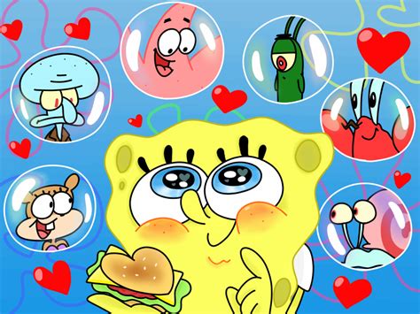 Spongebobs Valentine By Honey Puff On Deviantart