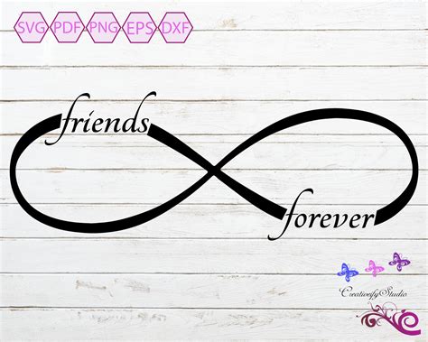 Friends Forever Infinity Svg Infinity Symbol Svg Cut File Etsy Ireland