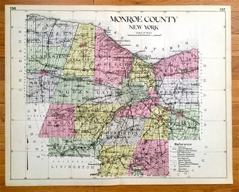 Map Of Monroe County Ny Maping Resources