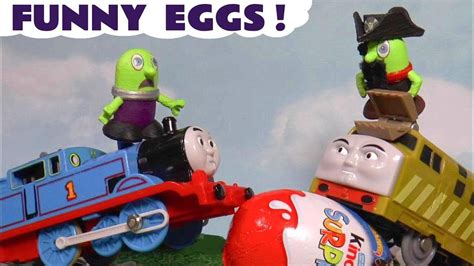 Thomas And Friends Big Adventures Funny Kinder Surprise Egg Hunt With