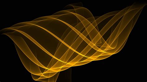 Yellow Swirl Wave Hd Abstract Wallpapers Hd Wallpapers Id 39939