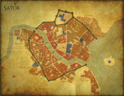 Based On A Map From The Medieval Fantasy City Generator