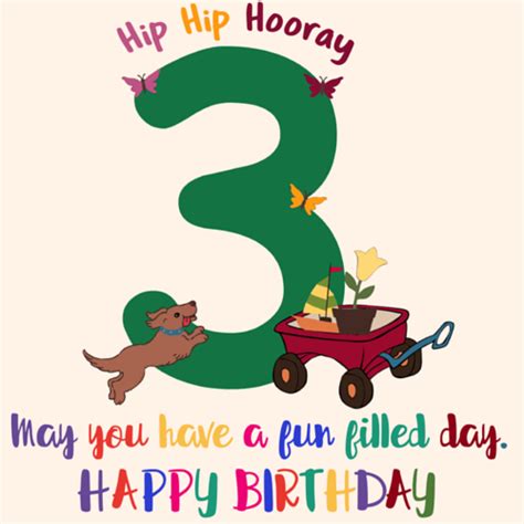 On Your 3rd Birthday Free For Kids Ecards Greeting Cards 123 Greetings