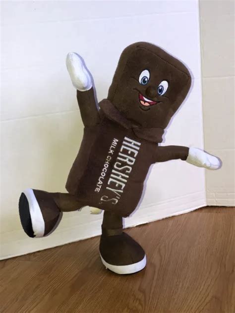 Hersheys Milk Chocolate Candy Bar Posable Plush 15” Stuffed Animal