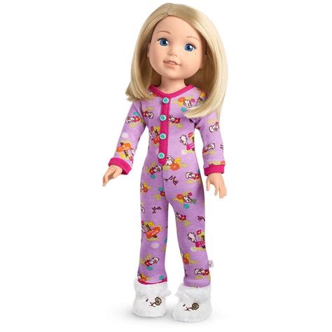 Hop To It Pjs For Welliewishers Dolls American Girl Doll Clothes American Girl American