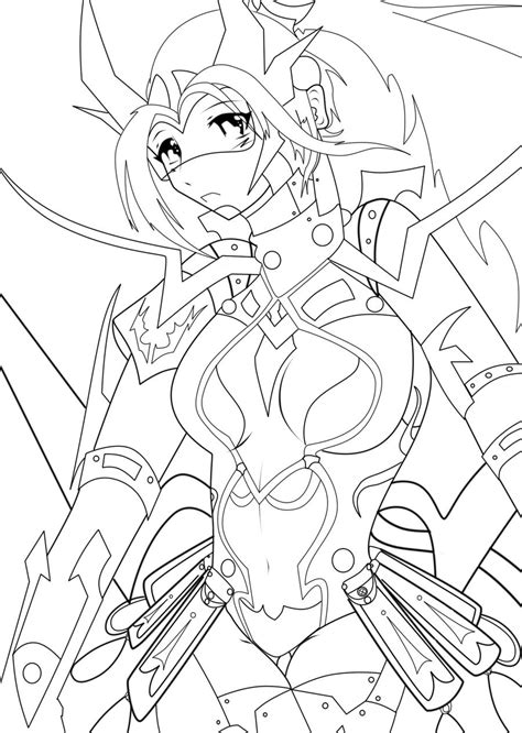 Psy Angel Lineart Complete By Succubus Angel On Deviantart