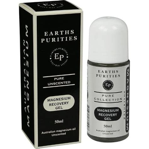 Buy Earths Purities Magnesium Recovery Gel Pure Unscented Biome New