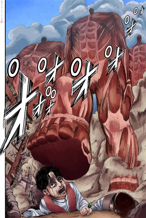 Shingeki No Kyojin Colored Chapter 131 | Attack on titan anime, Attack