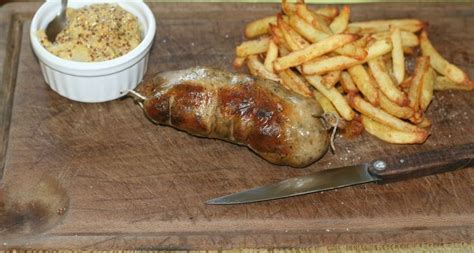 De l andouillette de Troyes sauce moutarde