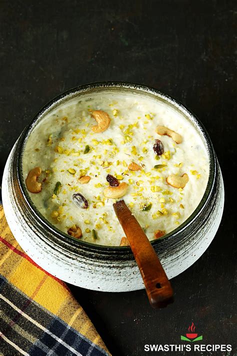 Indian Rice Pudding Recipe Swasthis Recipes