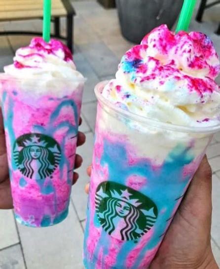 Starbucks Secret Menu Unicorn Frappuccino Recipe