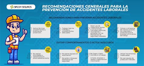 Recomendaciones Generales Para La Prevenci N De Accidentes Laborales Sircon Seguros