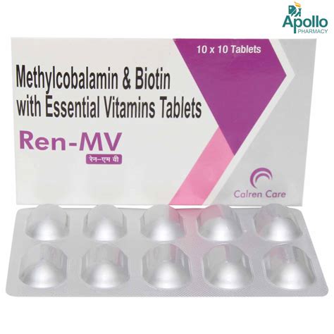 Ren Mv Tablet 10s Price Uses Side Effects Composition Apollo Pharmacy