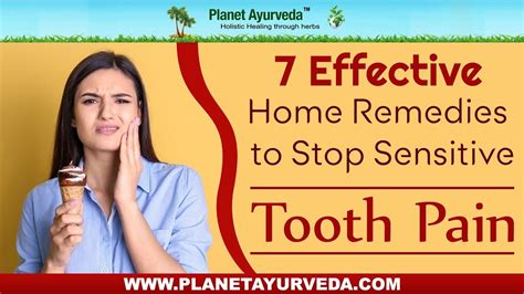 7 Effective Home Remedies To Stop Sensitive Tooth Pain Youtube