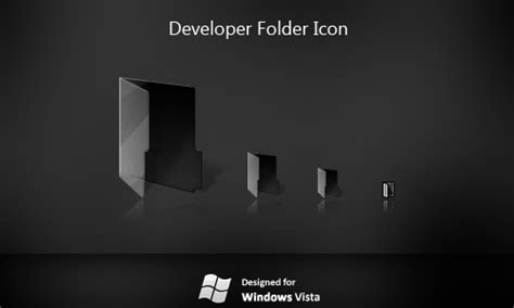 Black Folder Icon Windows 7