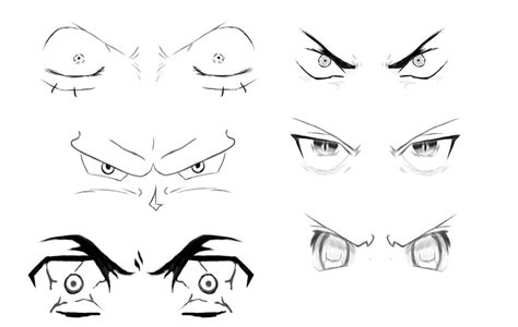 Angry Eyes Anime Nose How To Draw Anime Eyes Angry Eyes