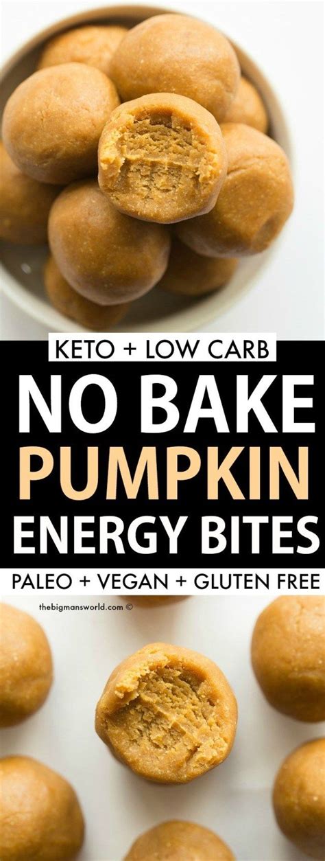 Pumpkin Pie Energy Bites Paleo Vegan Keto Recipe Energy Ball
