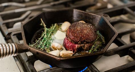 Pour into a small serving dish. Cast Iron Seared Filet Mignon | Southern Kitchen