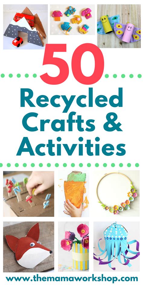 50 Earth Day Crafts Using Recycled Materials The Mama Workshop