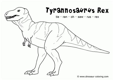 Kids Trex Coloring Pages  Coloring Home