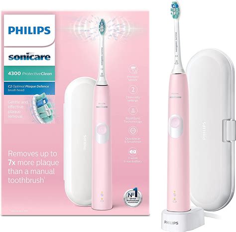 Philips Sonicare ProtectiveClean 4300 Toothbrush Pink / Blue / Black ...