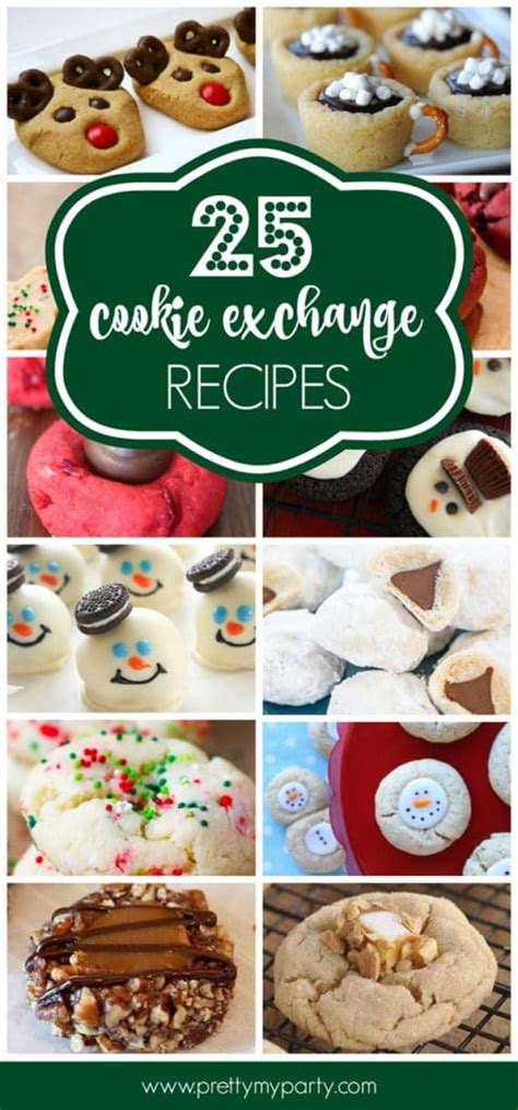 Examples will be chocolate chip, m&m, and snickerdoodle. 25 Best Christmas Cookie Exchange Recipes - Pretty My ...