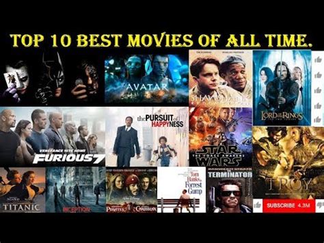 How many of these movies have you seen? My Top 10 Favorite Movies of All Time. || Best Movies Ever ...
