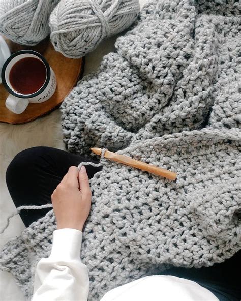 32 Beautiful Image Of Super Chunky Crochet Blanket