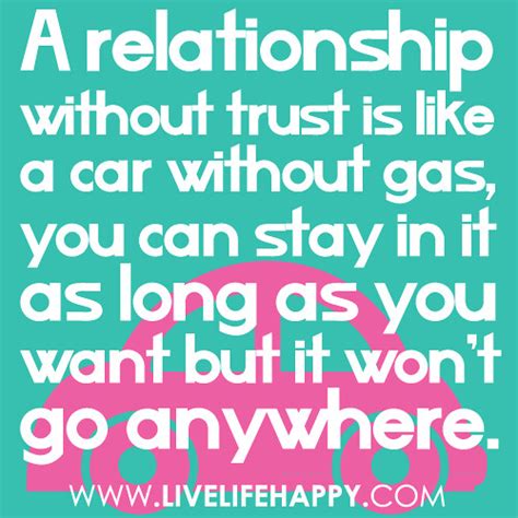 A relationship with god, includes the holy spirit, who indwells in every christian that follows the plan of salvation, and ask for forgiveness. "A relationship without trust is like a car without gas, y ...